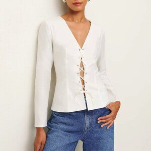 REFORMATION BEAUTIFUL BRAND NEW CACI TOP Size 4 / S / XS / New with tags!